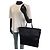 Tote Sacola Prada Triangle Logo Preto - vista 7