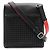 Bolsa de Ombro Christian Louboutin Bench Reporter Preto
