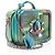 Chanel Piccola Vanity Case in PVC Rainbow CC Filigree Verde - vista 2