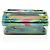 Chanel Piccola Vanity Case in PVC Rainbow CC Filigree Verde - vista 4
