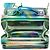 Chanel Piccola Vanity Case in PVC Rainbow CC Filigree Verde - vista 7
