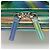 Chanel Piccola Vanity Case in PVC Rainbow CC Filigree Verde - vista 9