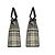 Borsa Tote 2 vie Burberry Check Marrone Beige - vista 8