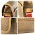 Gucci Vintage Micro GG Schultertasche Braun Beige - Ansicht 5