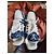 Louis Vuitton Baskets LV Trainer Denim Blanc Bleu - vue 17