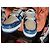 Louis Vuitton Baskets LV Trainer Denim Blanc Bleu - vue 2
