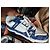 Louis Vuitton Baskets LV Trainer Denim Blanc Bleu - vue 9