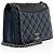 Gabrielle Borsa Chanel Ballerine Medium Flap in pelle di agnello Nero - vista 2