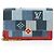 Portafoglio a catena Louis Vuitton Limited Edition Denim Patchwork Flore Blu