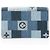Portafoglio a catena Louis Vuitton Limited Edition Denim Patchwork Flore Blu - vista 3