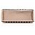 Valentino Garavani Borsa a tracolla Rockstud Small in vitello metallizzato Valentino Rosa - vista 4