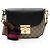 Gucci GG Supreme Padlock Saddle Schultertasche Medium Schwarz