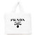 Saco Tote Prada Spugna Branco