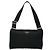 Borsa monospalla Prada con placca logo Triangle Nero