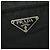 Borsa monospalla Prada con placca logo Triangle Nero - vista 7