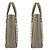 Borsa Tote Jimmy Choo Pegasi N/S Star Studs Marrone Beige - vista 6