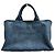 Bolso Tote Prada Canapa de Denim Azul