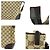 Borsa a tracolla Gucci GG Canvas 110054 Marrone - vista 5
