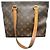 Borsa Cabas Piano Monogram Louis Vuitton Marrone