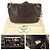 Bolso de hombro Prada Old Prada Logo Relieve Castaño - vista 4