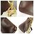 Bolso de hombro Prada Old Prada Logo Relieve Castaño - vista 5