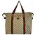 Borsa Tote Gucci Sherry Line Marrone Beige