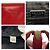Borsa Tote Prada in pelle verniciata Rosso - vista 3
