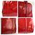 Borsa Tote Prada in pelle verniciata Rosso - vista 5