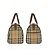 Borsa Mini Boston Burberry Vintage Check Marrone Beige - vista 8