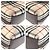 Borsa a tracolla Burberry Check Marrone Beige - vista 3