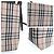 Borsa a tracolla Burberry Check Marrone Beige - vista 5
