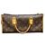 Bolso de mano Louis Vuitton Popincourt Castaño