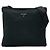 Sac bandoulière Prada Tessuto avec logo triangle Noir