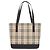 Bolsa Burberry Nova Check Canvas Preto Bege - vista 2