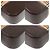 Burberry Nova Check Logo Lederhandtasche Braun - Ansicht 8
