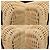 Borsa a mano Valextra Mini Iside in pelle e vimine Beige - vista 4