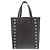 Borsa a tracolla in pelle con borchie a stella Jimmy Choo Bria Tote Nero - vista 2