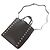 Borsa a tracolla in pelle con borchie a stella Jimmy Choo Bria Tote Nero - vista 5