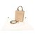 Borsa a tracolla Valextra in pelle beige - vista 2