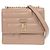 Borsa a tracolla con catena Jimmy Choo Varenne Beige