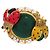 Dolce & Gabbana Ladybug Ring aus Messing Rot Grün Gelb