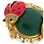 Dolce & Gabbana Ladybug Ring aus Messing Rot Grün Gelb - Ansicht 5