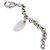 Collana Vivienne Westwood Orb Metal Rhinestone Silver Argento - vista 6
