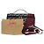 Borsa Christian Louboutin Rubiclic in nylon Marrone Bianco Rosso - vista 2