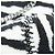 Stella Mc Cartney Borsa a tracolla con catena Falabella Zebra Stella McCartney Nero Bianco - vista 4