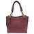 Borsa a mano e a tracolla 2-way in pelle Bordeaux Tory Burch Bordò - vista 3