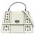 Borsa Pixie con manico superiore e borchie a stella Jimmy Choo Bianco