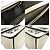 Borsa Pixie con manico superiore e borchie a stella Jimmy Choo Bianco - vista 7