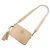 Borsa a tracolla in pelle Tory Burch McGraw Beige - vista 8
