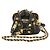 Mini Bolso de Hombro Moschino Rider's Chain Pouch Negro